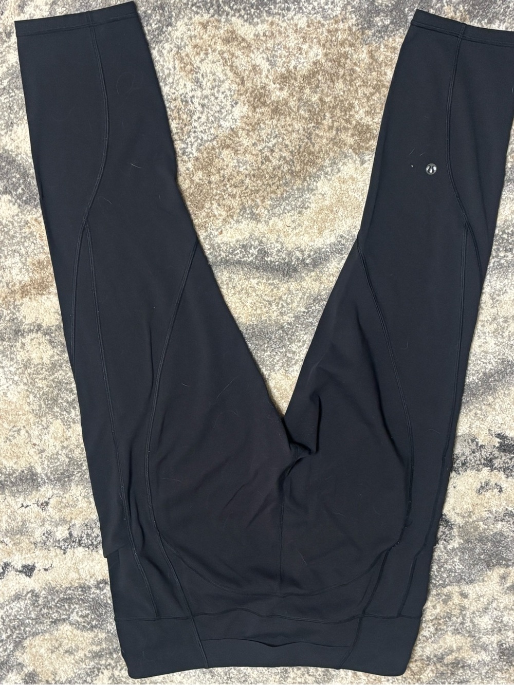 Lululemon Black High-Waist Performance Leggings - Picture 4 of 5